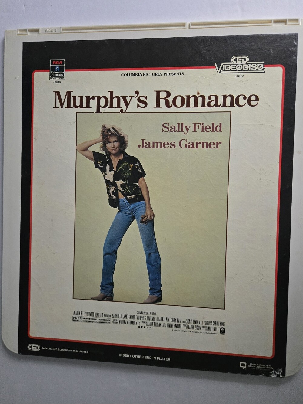 Murphy's Romance Laser Disc Vtg